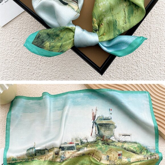 Brand new silk scarf - Picture 2 of 2